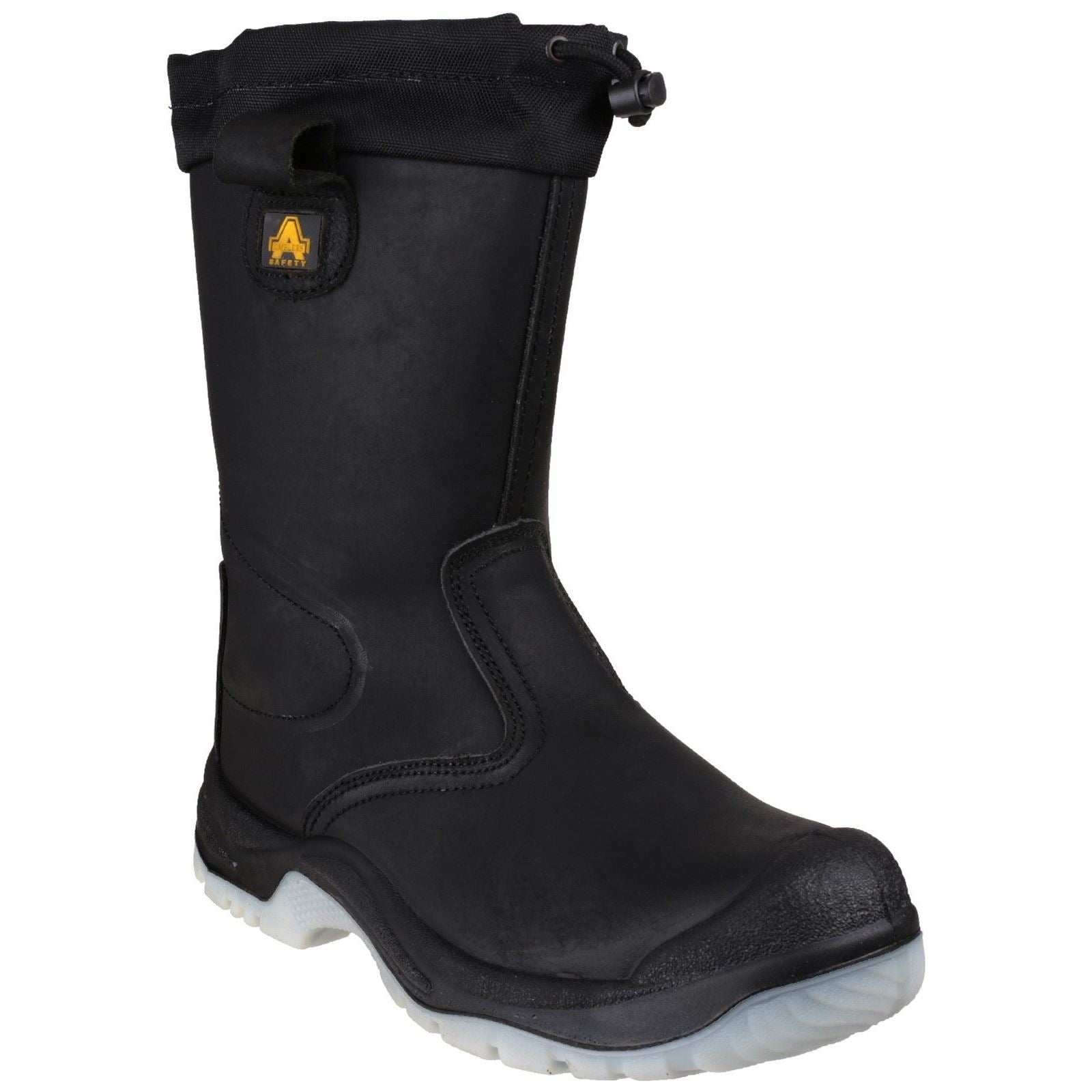 Amblers Men Boots - FS209 Safety Rigger Boot in Black, 4-14