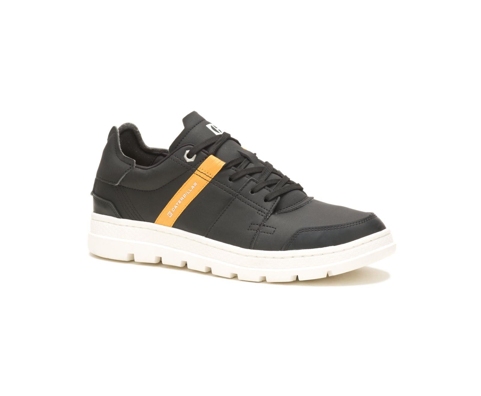Caterpillar Cite Low Nappa Casual Sneaker in Noir Black