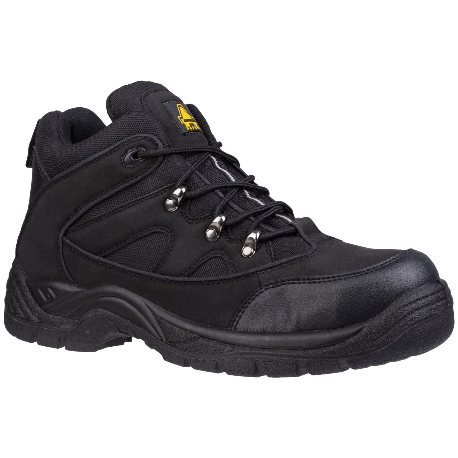 Amblers Men Boots - FS151 Vegan Friendly Safety Boots in Black, 4-13