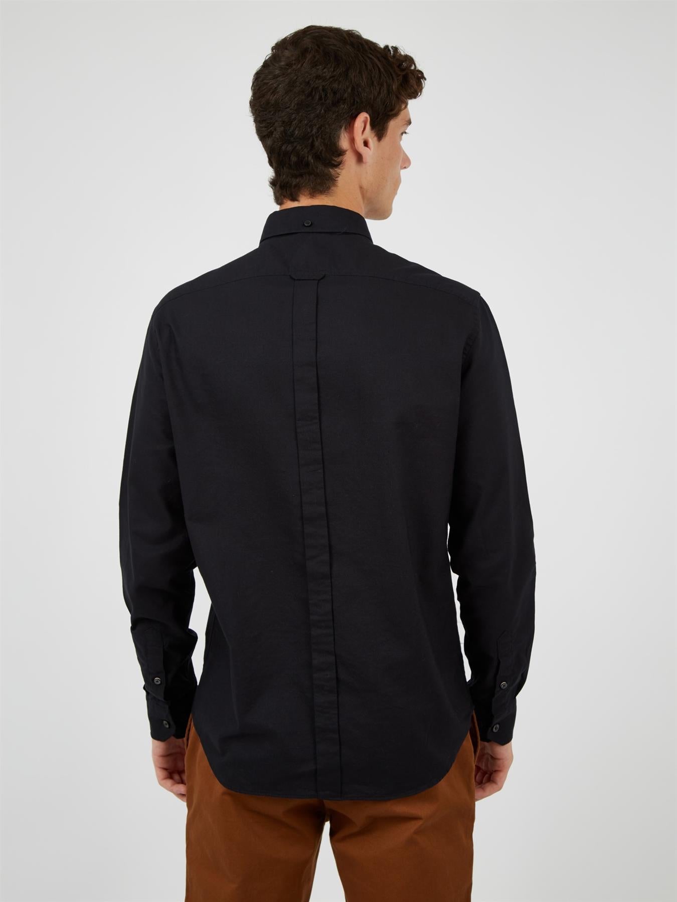 Ben Sherman Men's  Long Sleeve Organic Cotton Oxford Shirt 2XL to 5XL, 4 Colours