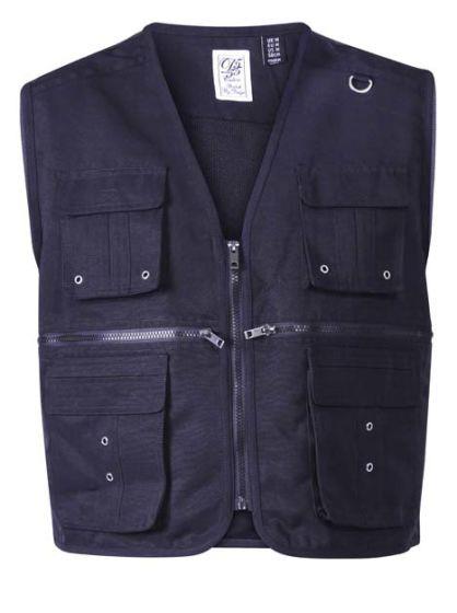 ACCORD - D555 Mens Plus Size Multi Pocket Gilet
