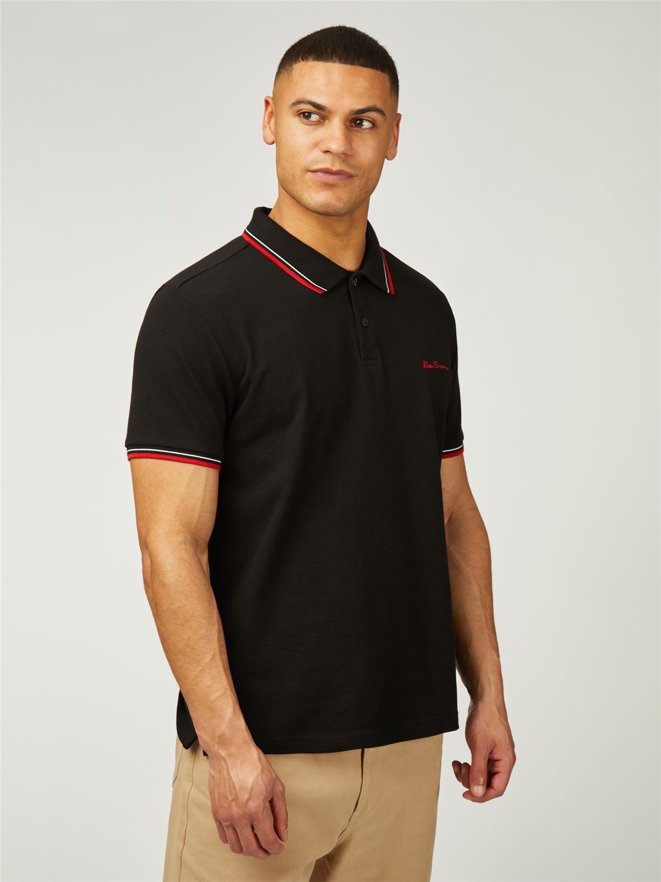 Ben Sherman Signature Pique Polo Shirt For Men in 5 Colours, 2XL-5XL