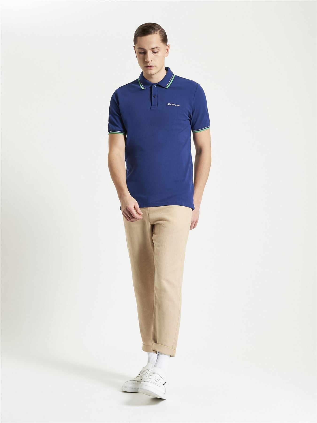 Ben Sherman Signature Pique Polo Shirt For Men in 5 Colours, 2XL-5XL