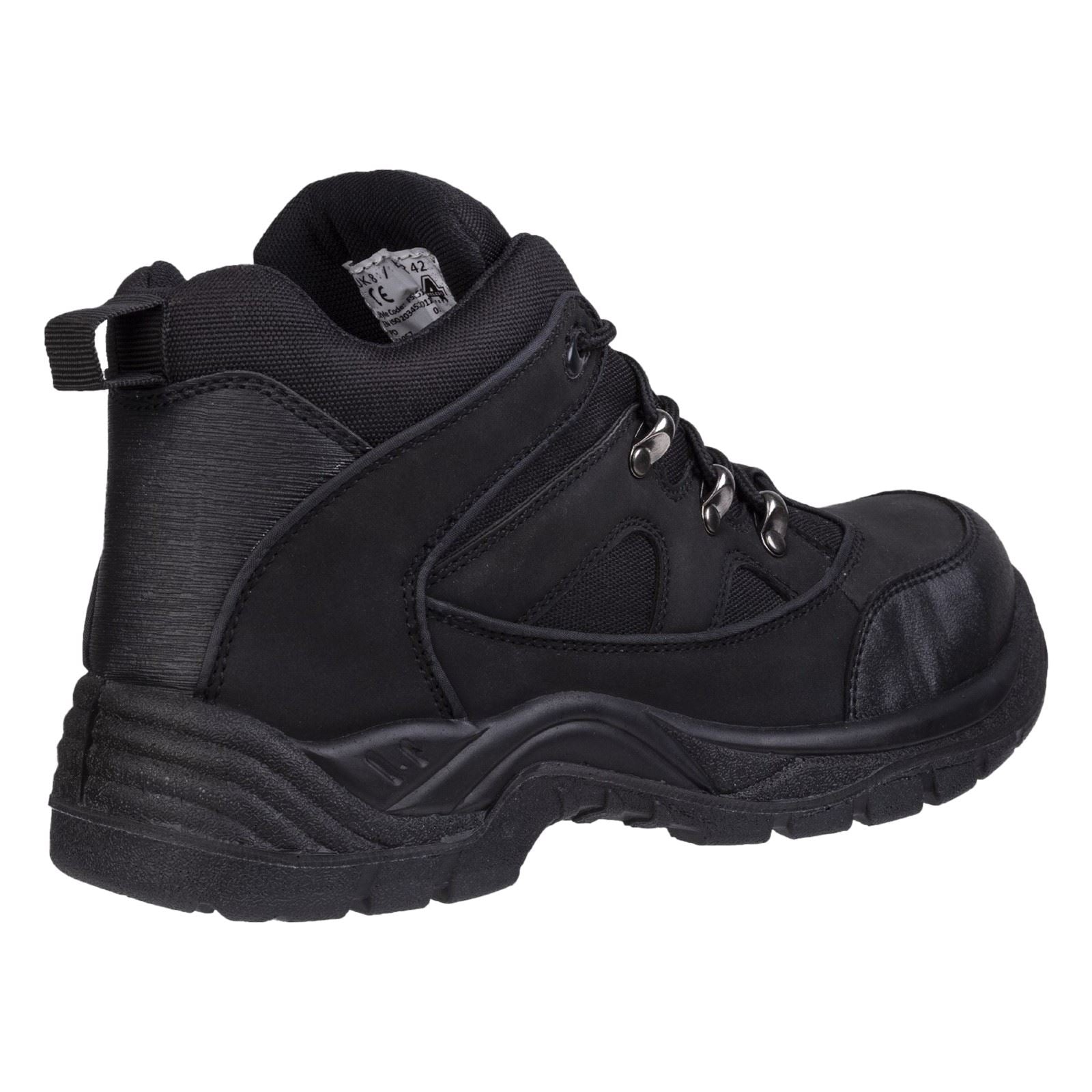Amblers Men Boots - FS151 Vegan Friendly Safety Boots in Black, 4-13