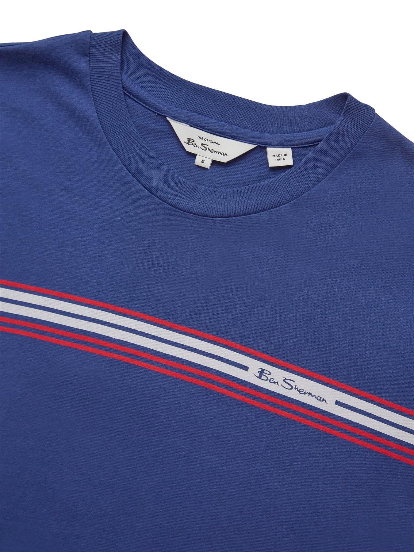 Ben Sherman Men's Plus Size Signature Stripe T-Shirt 2XL to 5XL