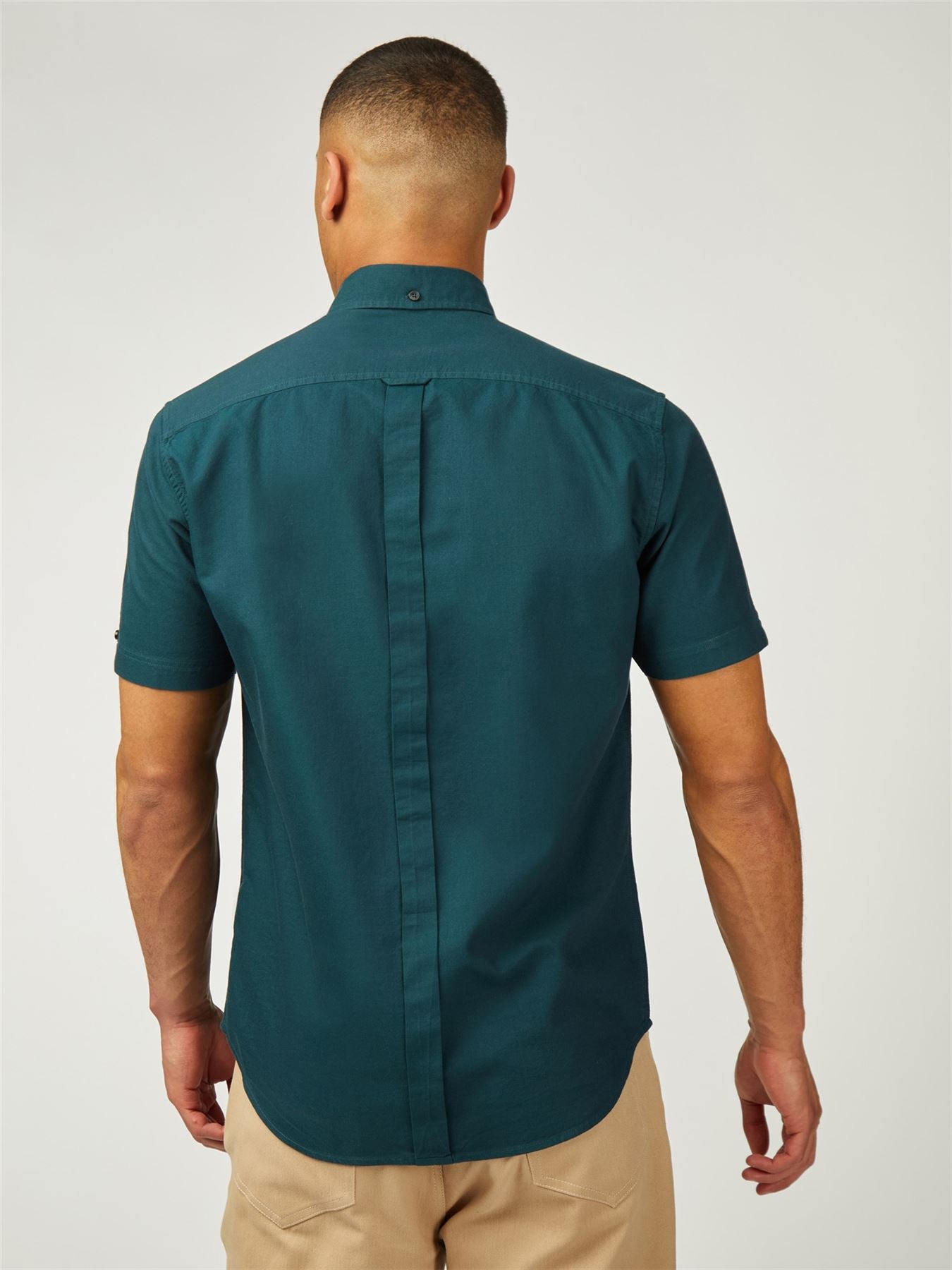Ben Sherman Big Size Signature Oxford Short Sleeve Shirt For Men in 2 Colours, 2XL-5XL