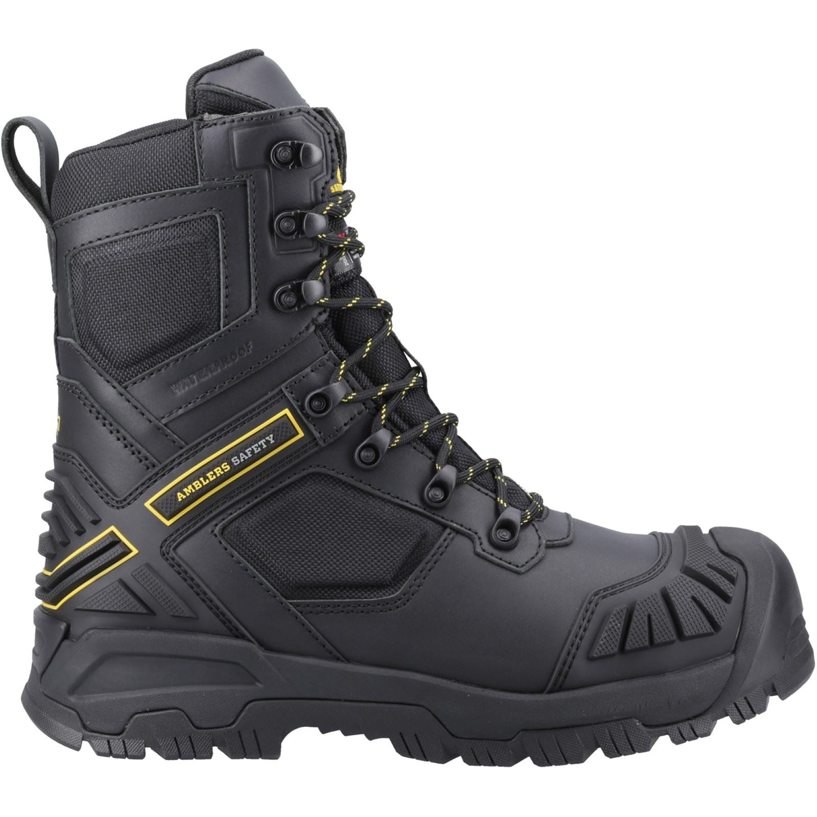 Amblers Men Boots - AS963C Dynamite Safety Boot in Black, 6-13
