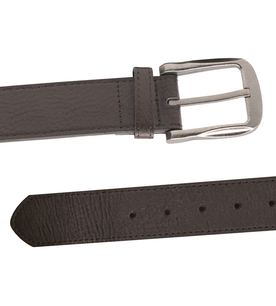 D555 KINGSIZE LARGE BUCKLE BONDED LEATHER BELT 3.8CM WIDTH IN WAIST SIZE 44 TO 64 INCHES