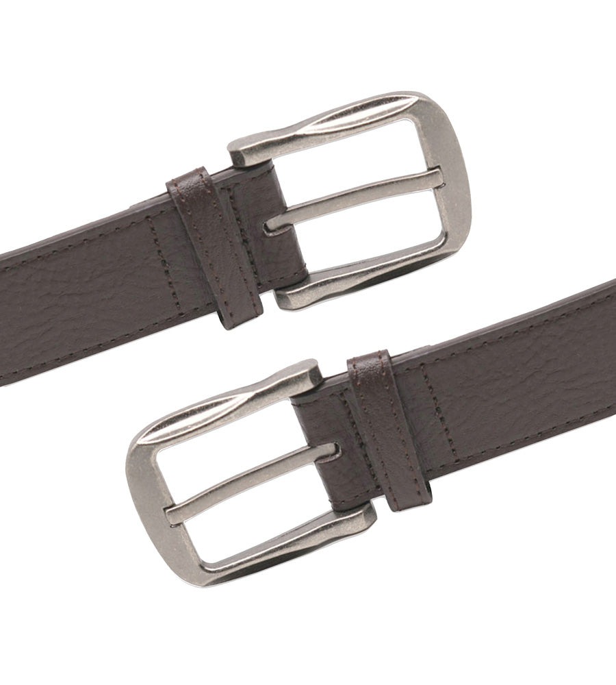 D555 KINGSIZE LARGE BUCKLE BONDED LEATHER BELT 3.8CM WIDTH IN WAIST SIZE 44 TO 64 INCHES