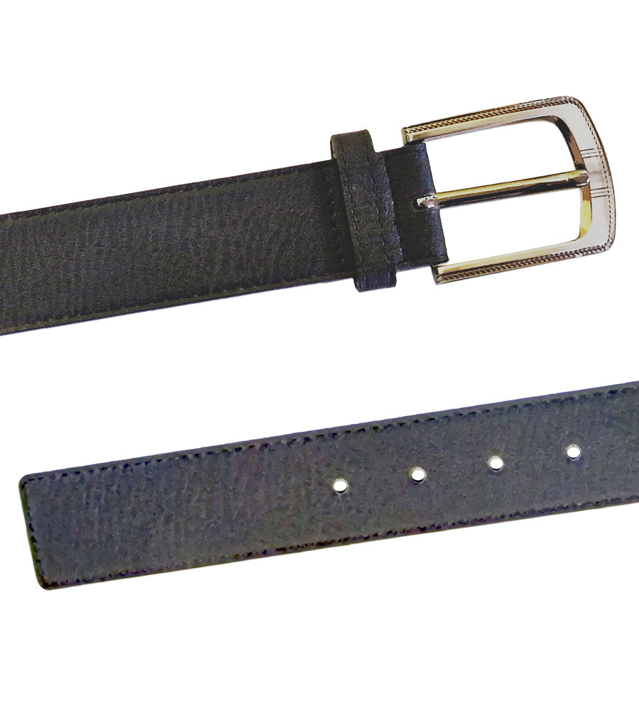 D555 KINGSIZE LARGE BUCKLE BONDED LEATHER BELT SIZE 44 TO 64"