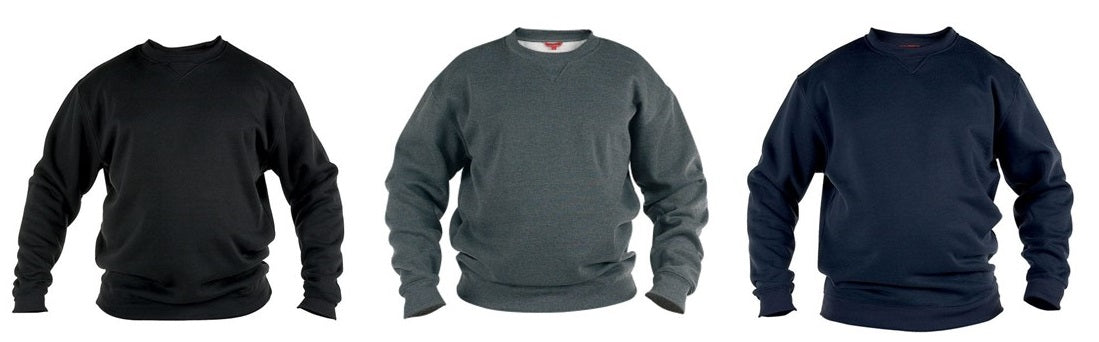 Rockford Plus Size Poly Cotton Crew Neck Sweat Top in Size 1XL to 8XL