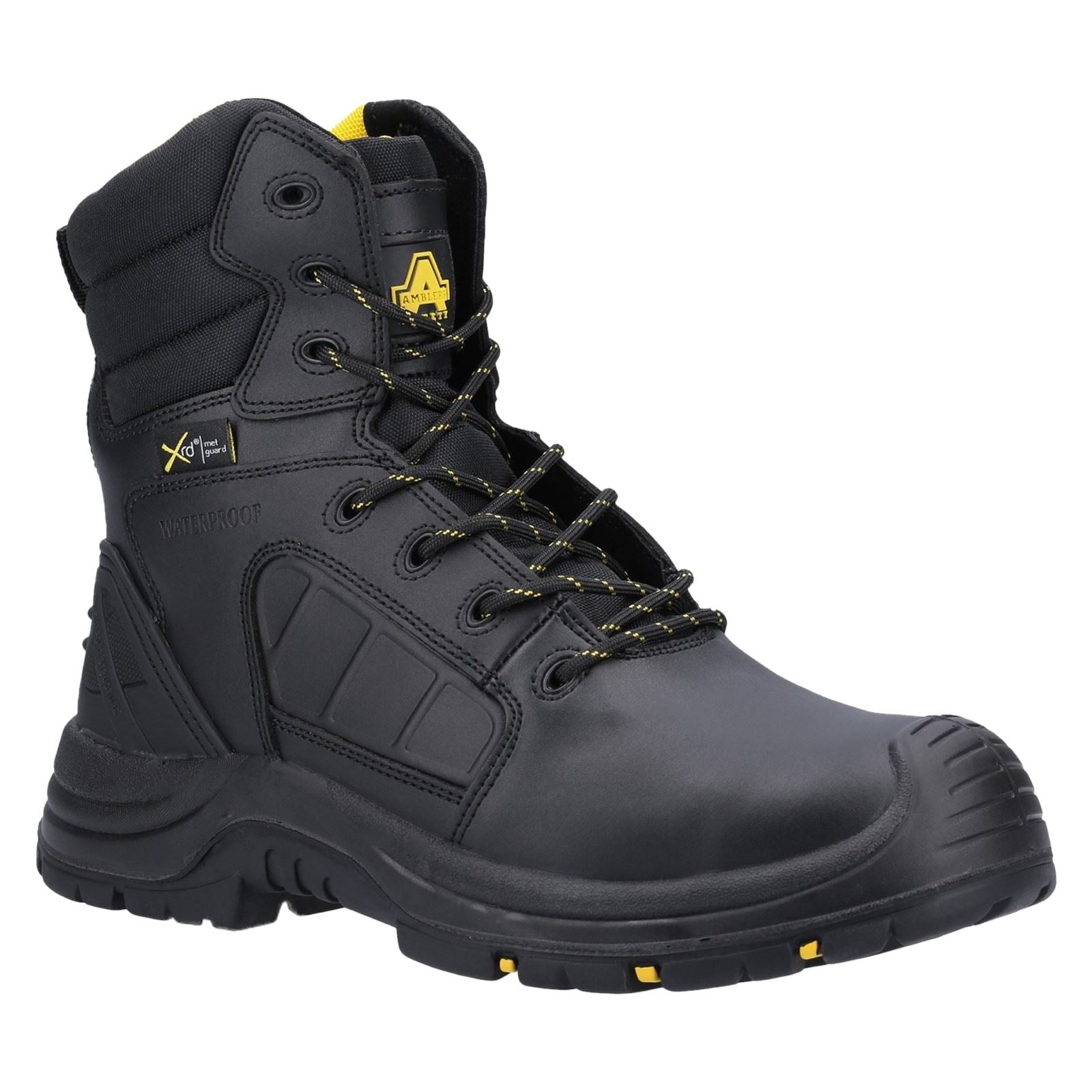 Amblers Men Boots - AS350C Berwyn Hi-Leg Metatarsal Safety Boot in Black, 4-14