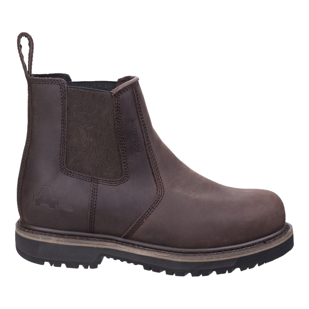Amblers Men Boots - AS231 Dealer Safety Boot in Brown, 6-12