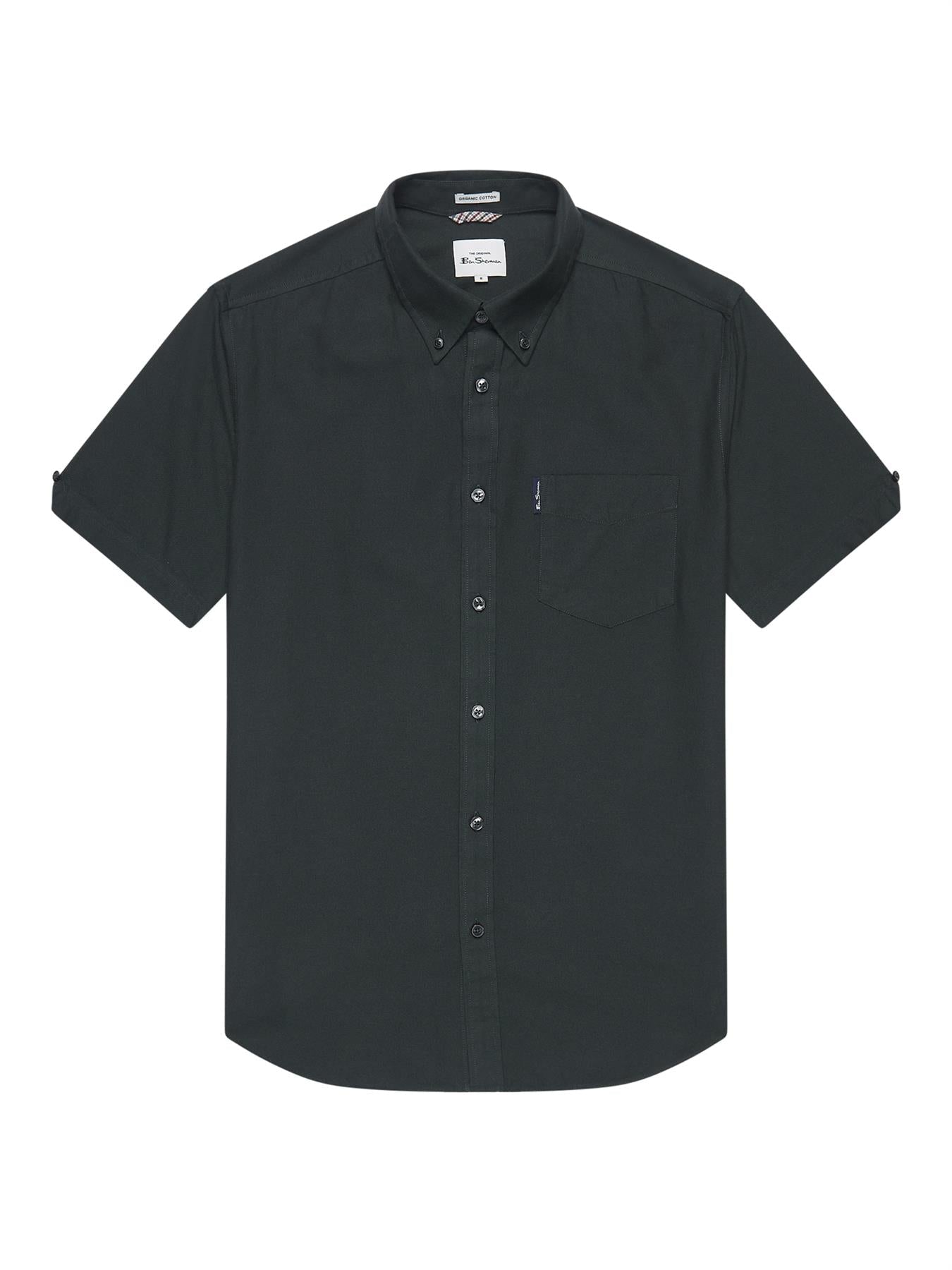 Ben Sherman Men's Regular Fit Short Sleeve Organic Cotton Oxford Shirt (0065095) M-XXL, 5 Colours