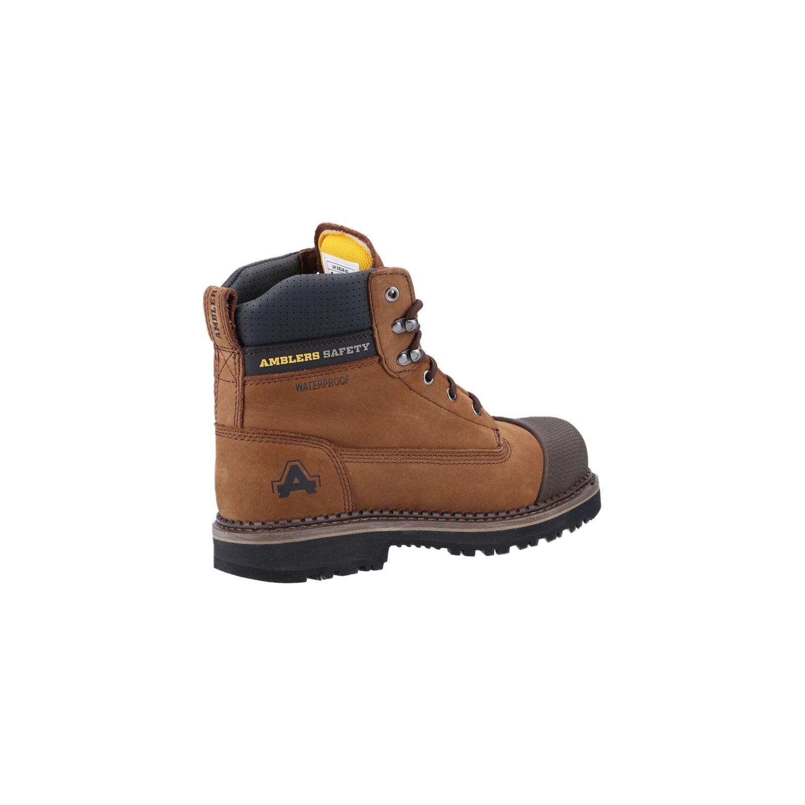 Amblers Men Boots - AS233 Scuff Safety Boot in Brown, 6-12