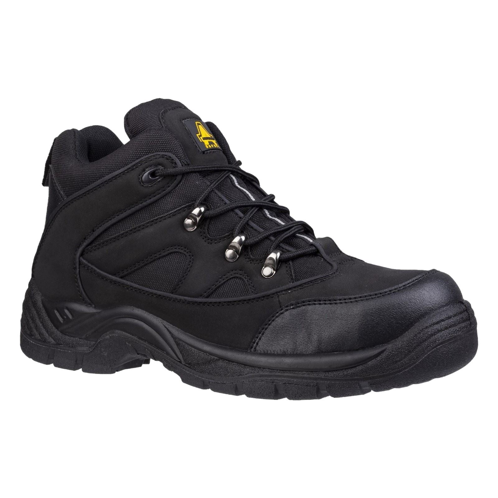 Amblers Men Boots - FS151 Vegan Friendly Safety Boots in Black, 4-13