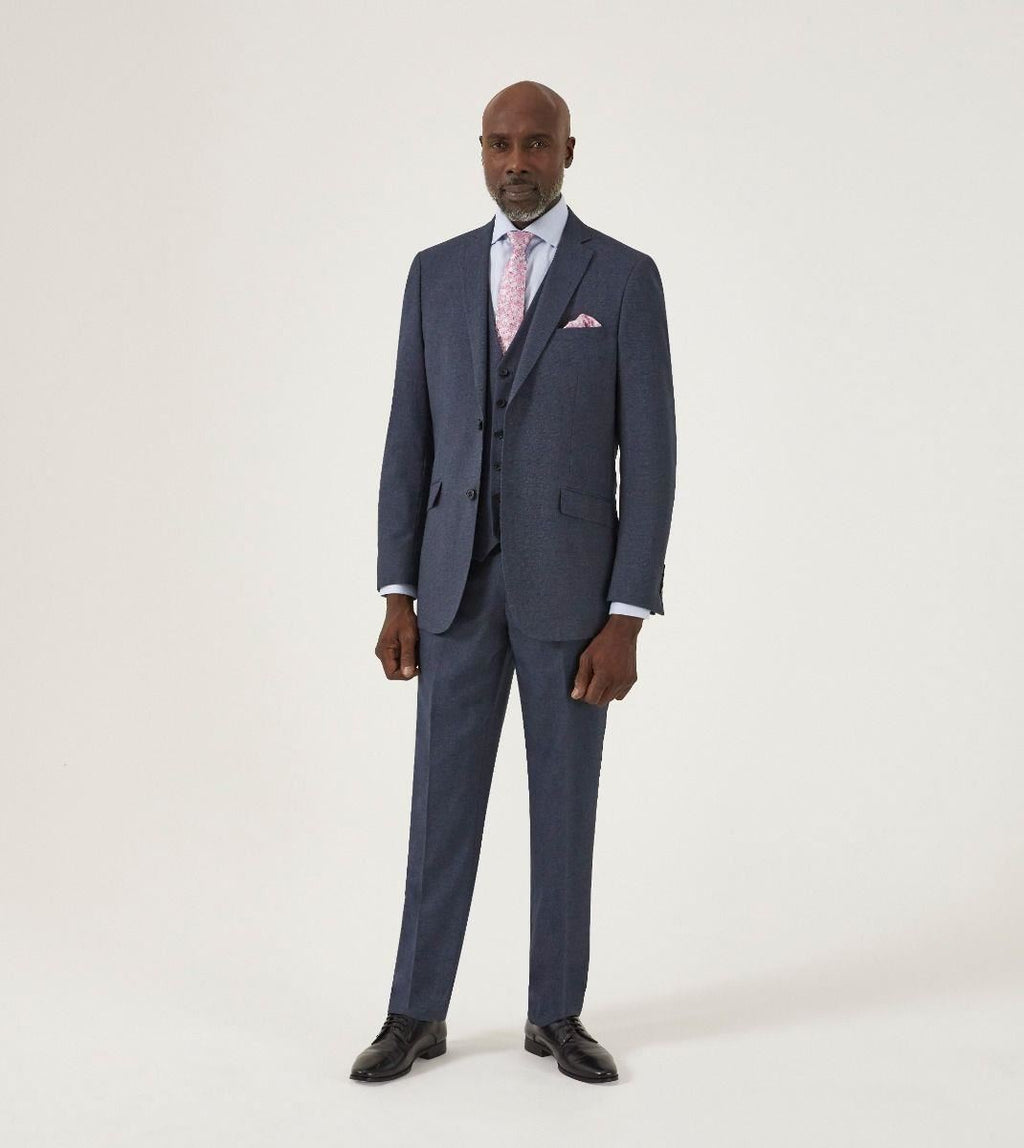 Skopes Men's Harcourt Tailored Fit Waist Coat in Blue 34 to 62 Regular