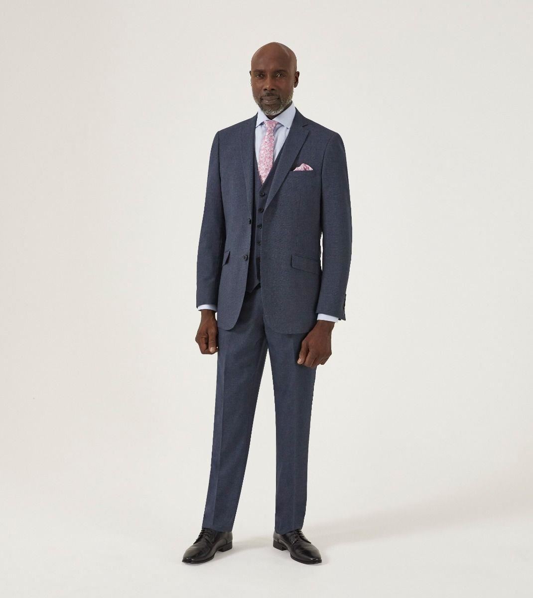 Skopes Men's Harcourt Tailored Fit Waist Coat in Blue 34 to 62 Regular