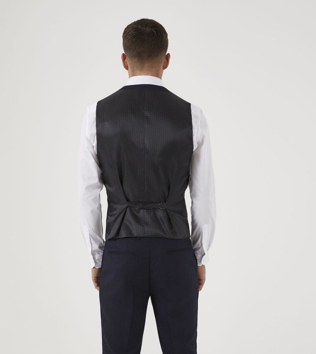 Skopes Men's Newman Dinner Waist Coat in Navy 34 to 62 Regular