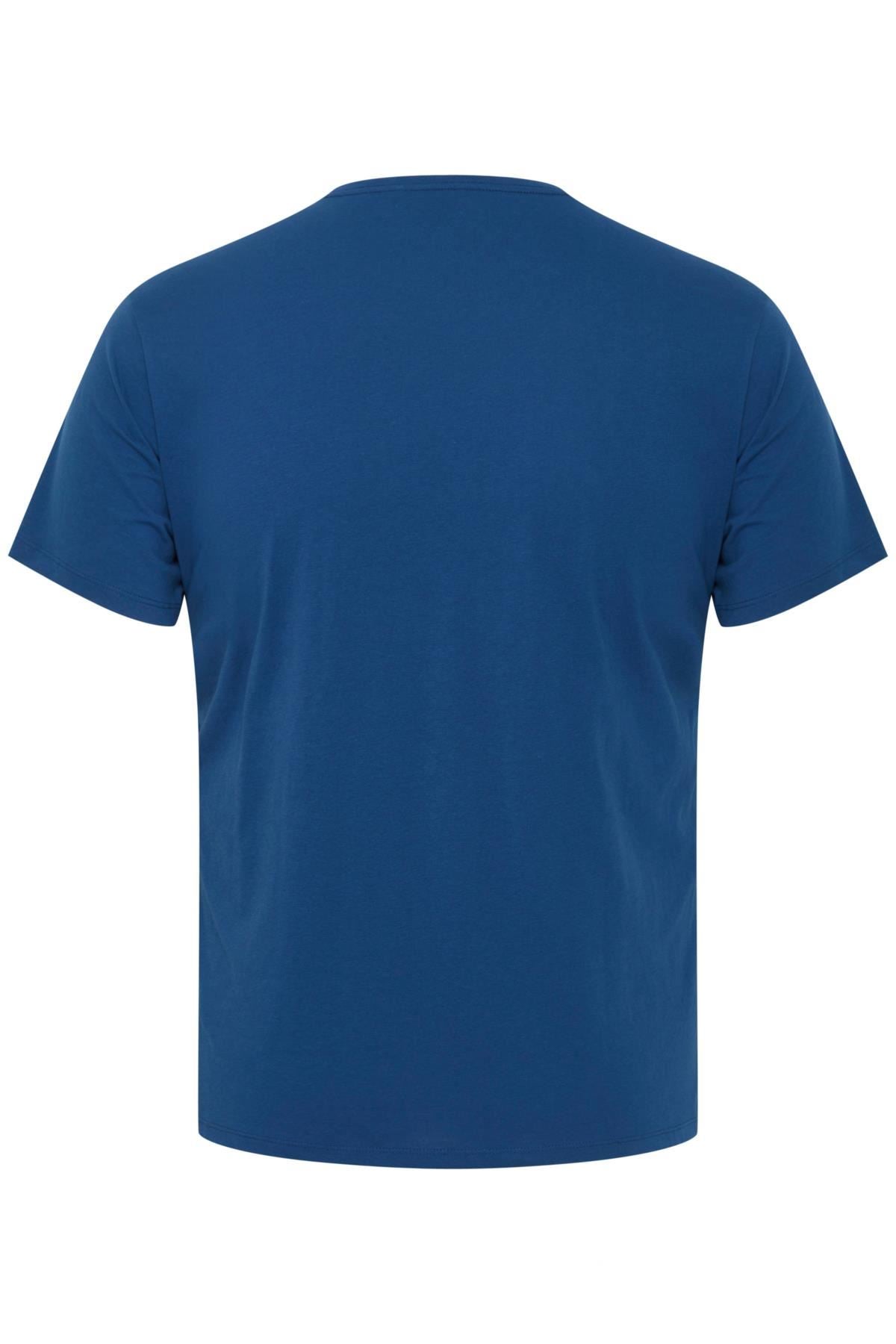 Blend Short Sleeve dog astronaut print T-Shirt for Men 20717100 In Navy, 2XL-6XL
