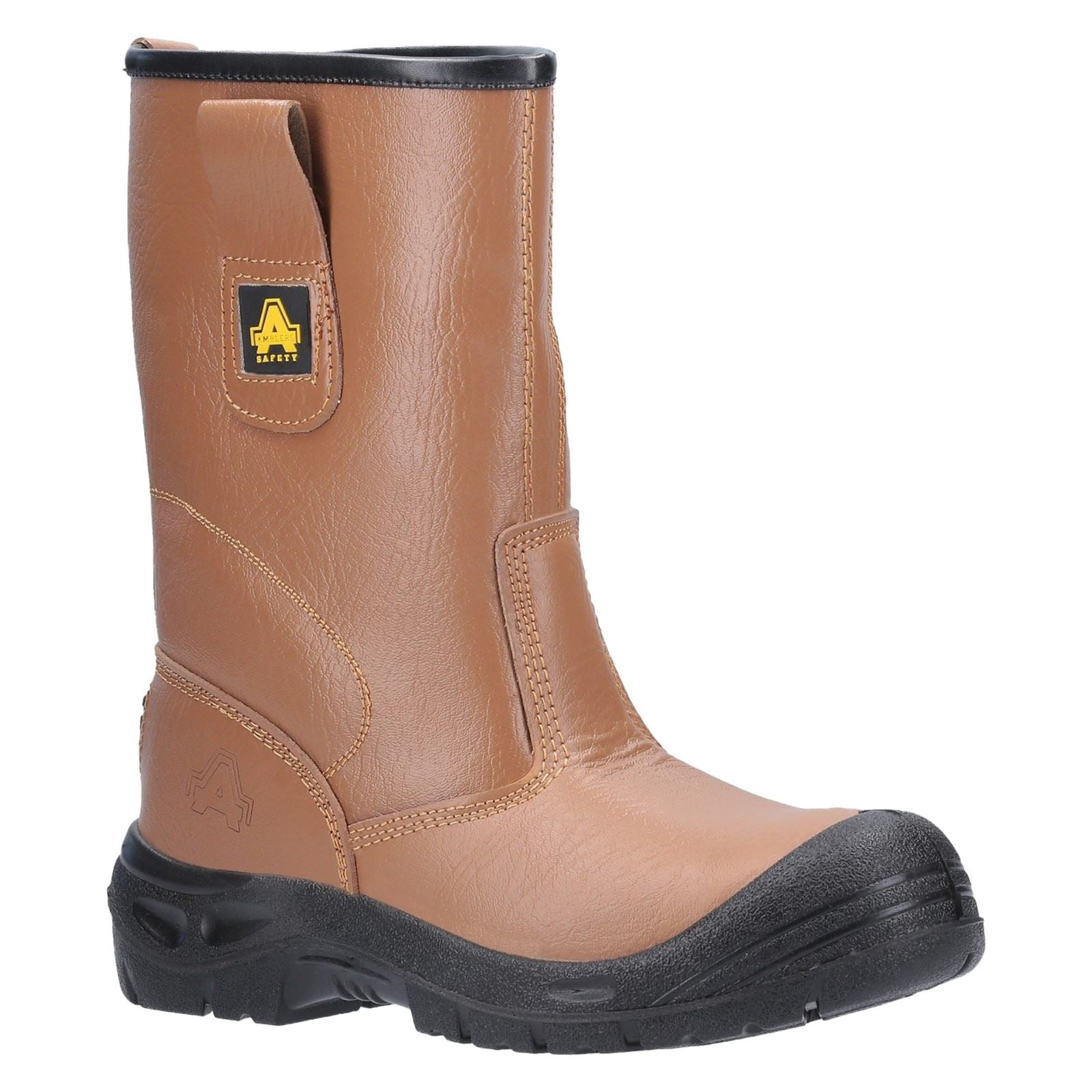 Amblers Men Boots - FS142 Safety Rigger Boot in Tan, 3-15