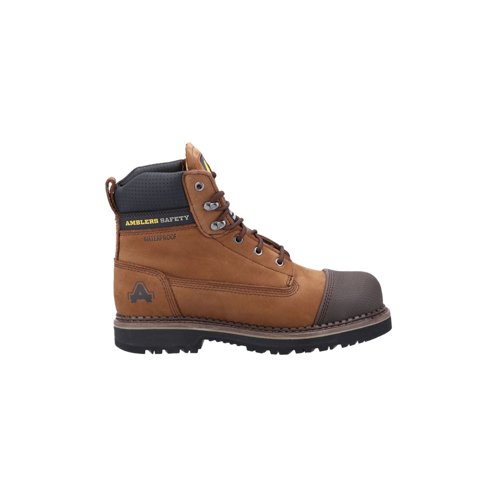 Amblers Men Boots - AS233 Scuff Safety Boot in Brown, 6-12