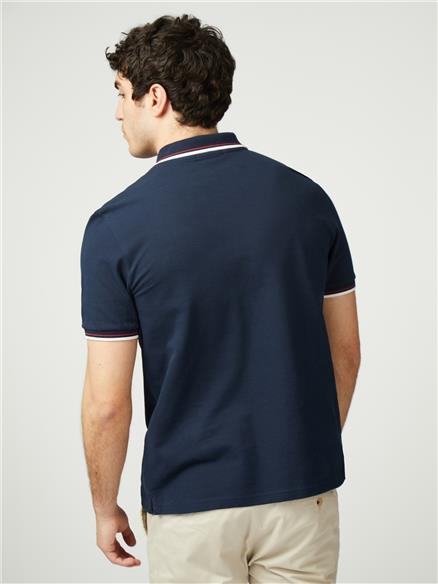 Ben Sherman Big Size Men Signature Embroidery Polo Shirt (77644) in Dark Navy Size 2XL - 5XL