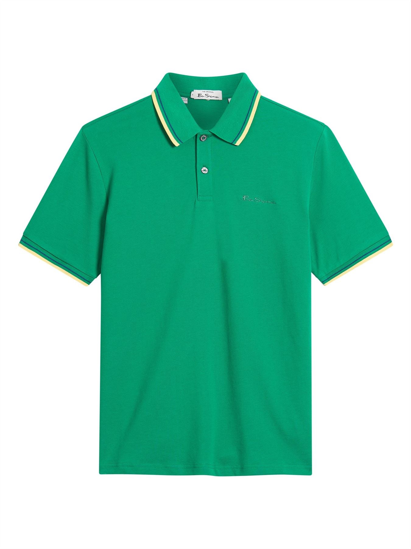 Ben Sherman Signature Pique Polo Shirt For Men in 5 Colours, 2XL-5XL
