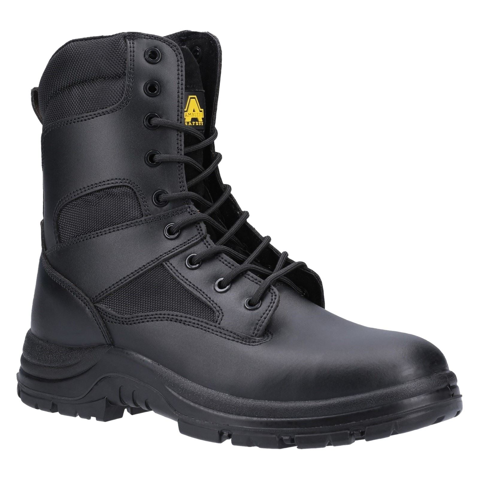 Amblers Men Boots - FS009C Hi-leg Safety Boot in Black, 4-14