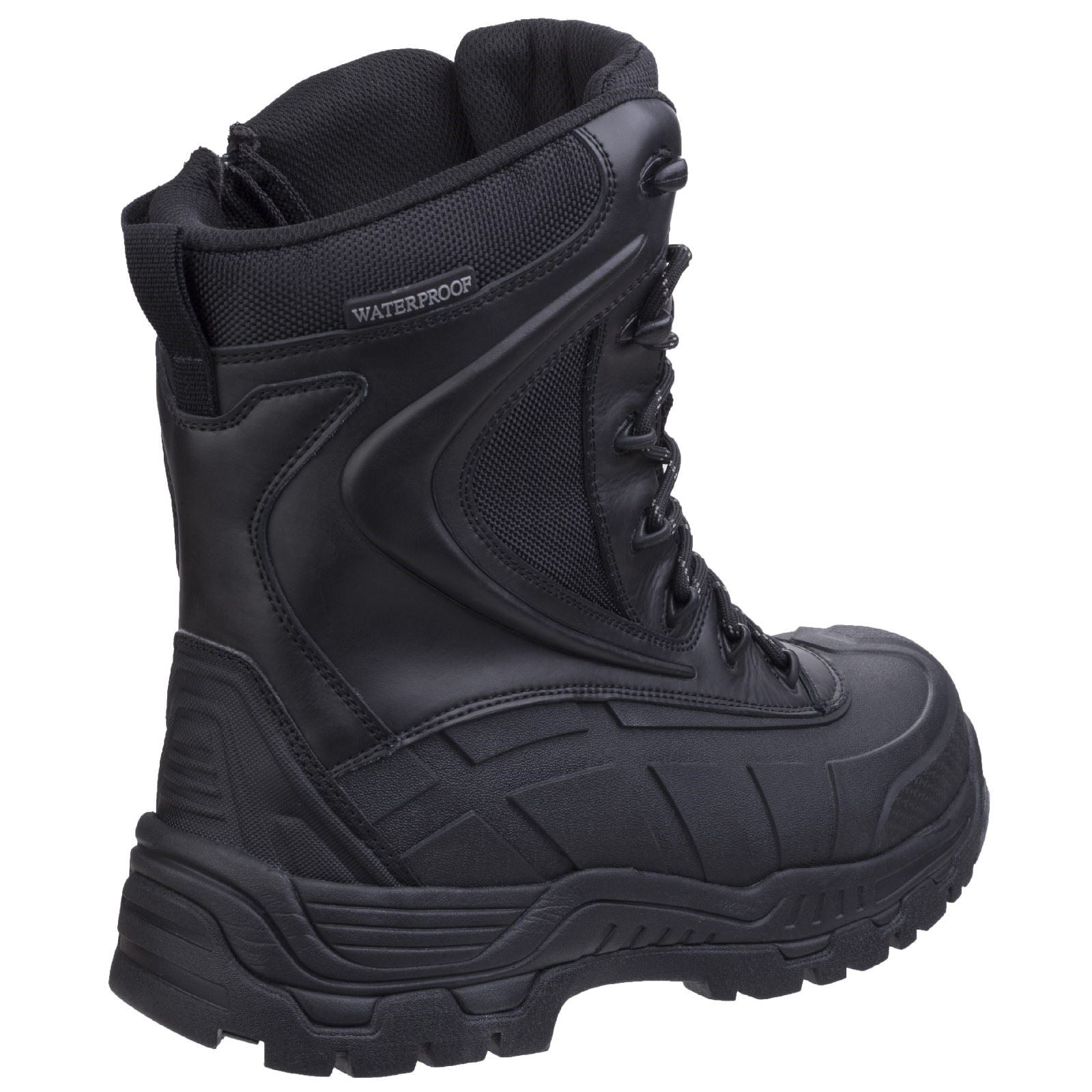 Amblers Men Boots - AS440 Hybrid Metal Free Hi-leg Safety Boot in Black, 4-14