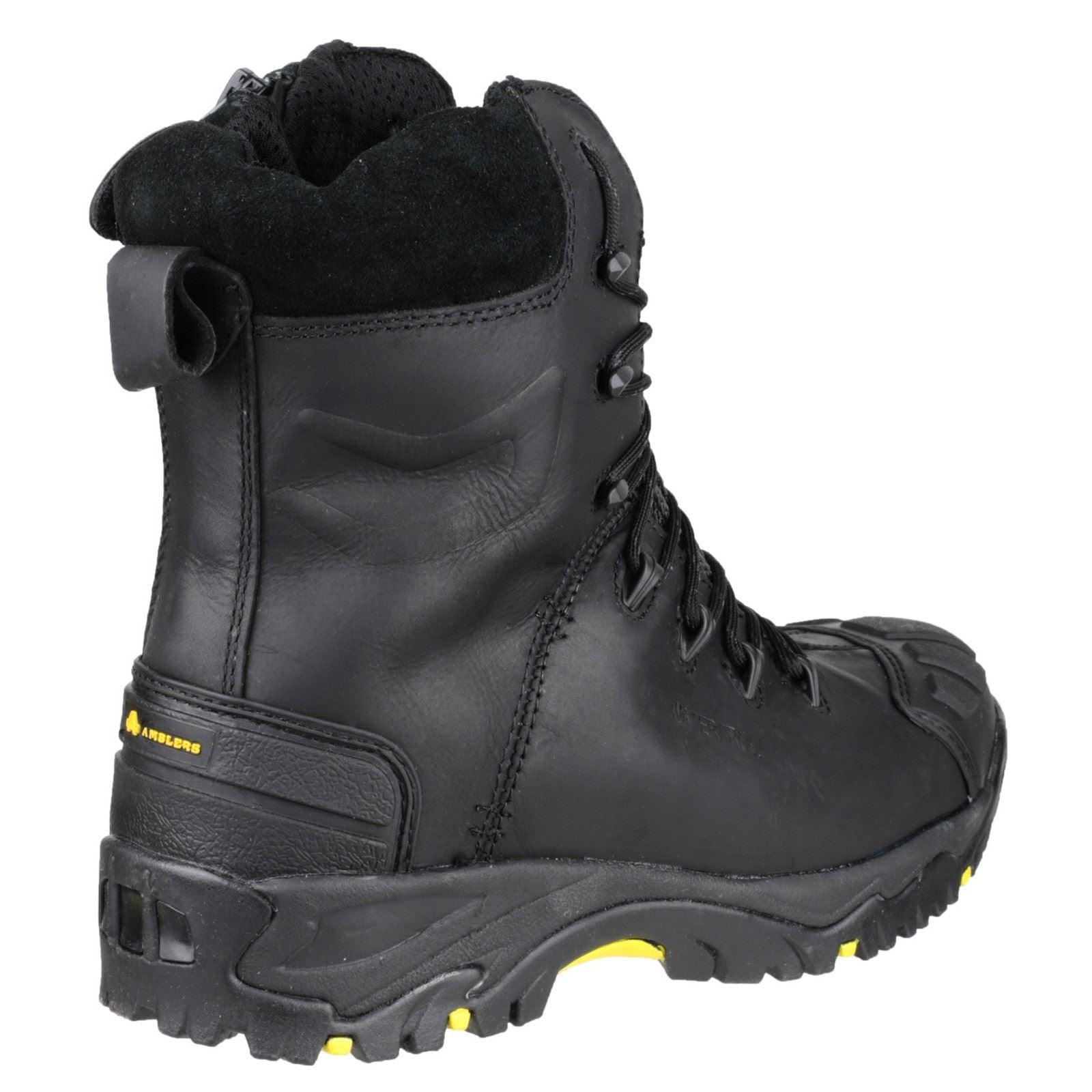 Amblers Women Boots - FS999 Hi Leg Safety Boot With Side Zip in Black, 3-14