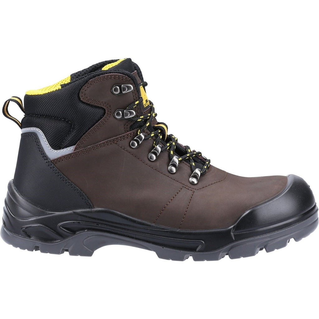 Amblers Men Boots - AS203 Laymore Safety Boot in Brown, 6-12