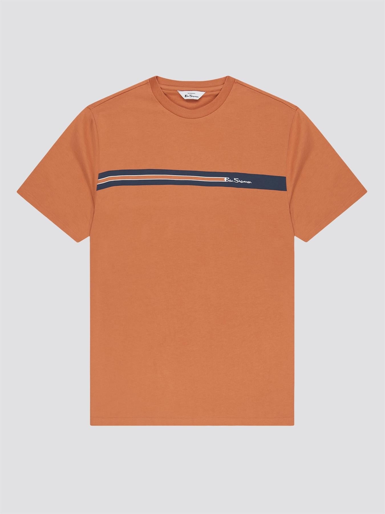 Ben Sherman Men's Regular Fit Chest Stripe Tee (0063358) M-XXL, 2 Colours