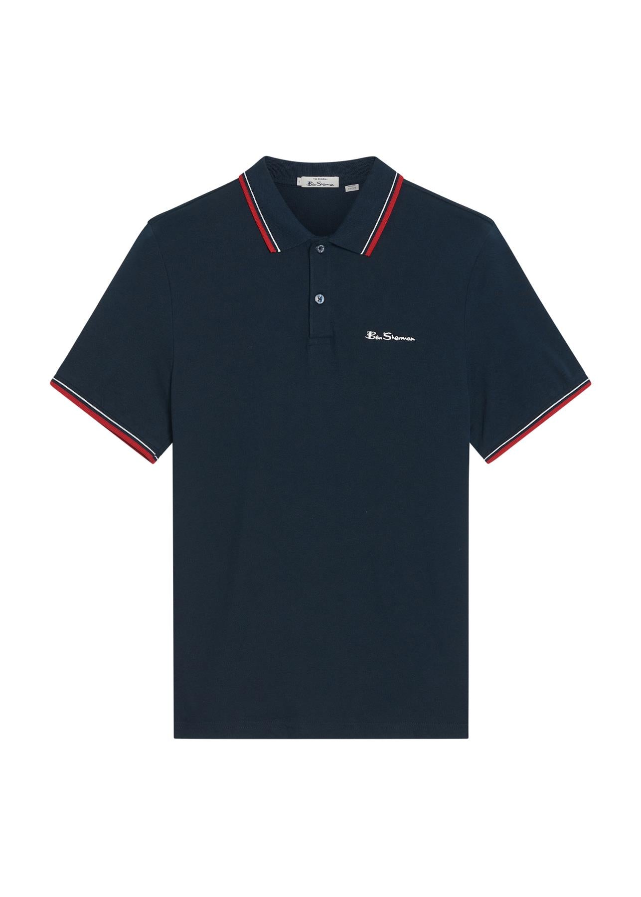 Ben Sherman Signature Pique Polo Shirt For Men in 5 Colours, 2XL-5XL