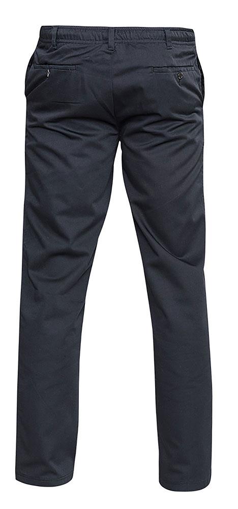 BASILIO - D555 Full Elastic Waist Rugby Trouser Black 40-60