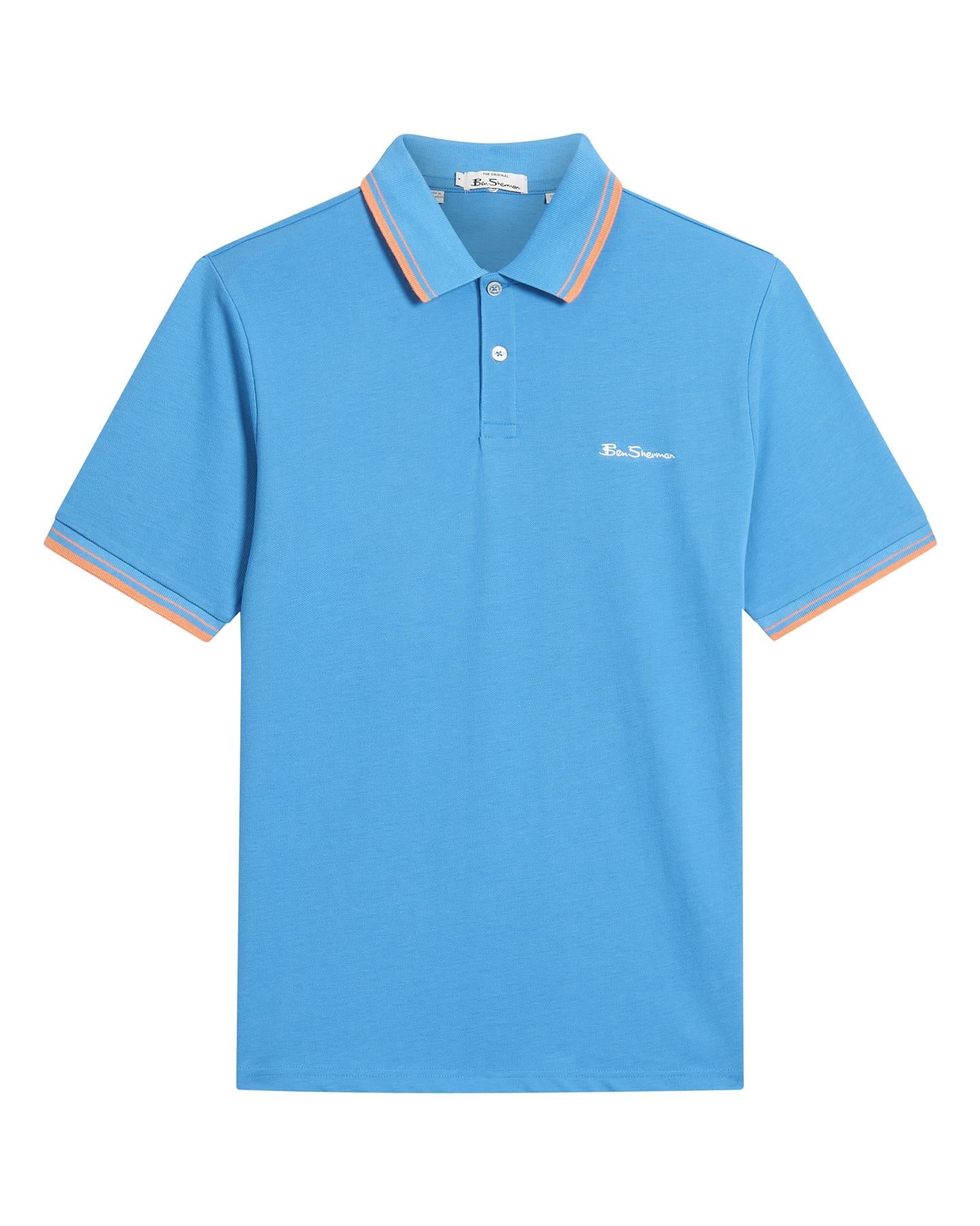 Ben Sherman Signature Pique Polo Shirt For Men in 5 Colours, 2XL-5XL