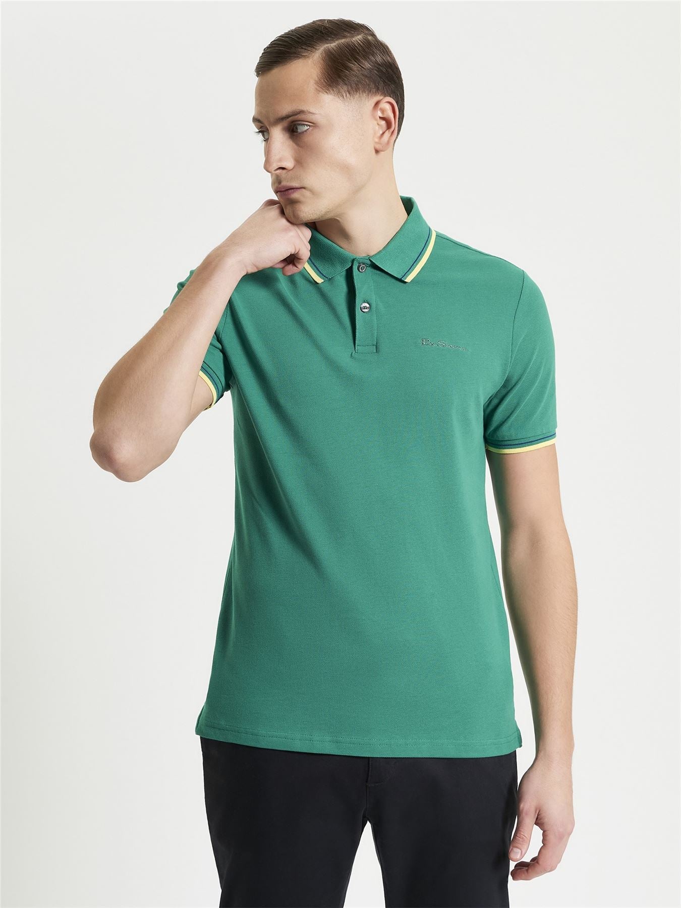 Ben Sherman Signature Pique Polo Shirt For Men in 5 Colours, 2XL-5XL