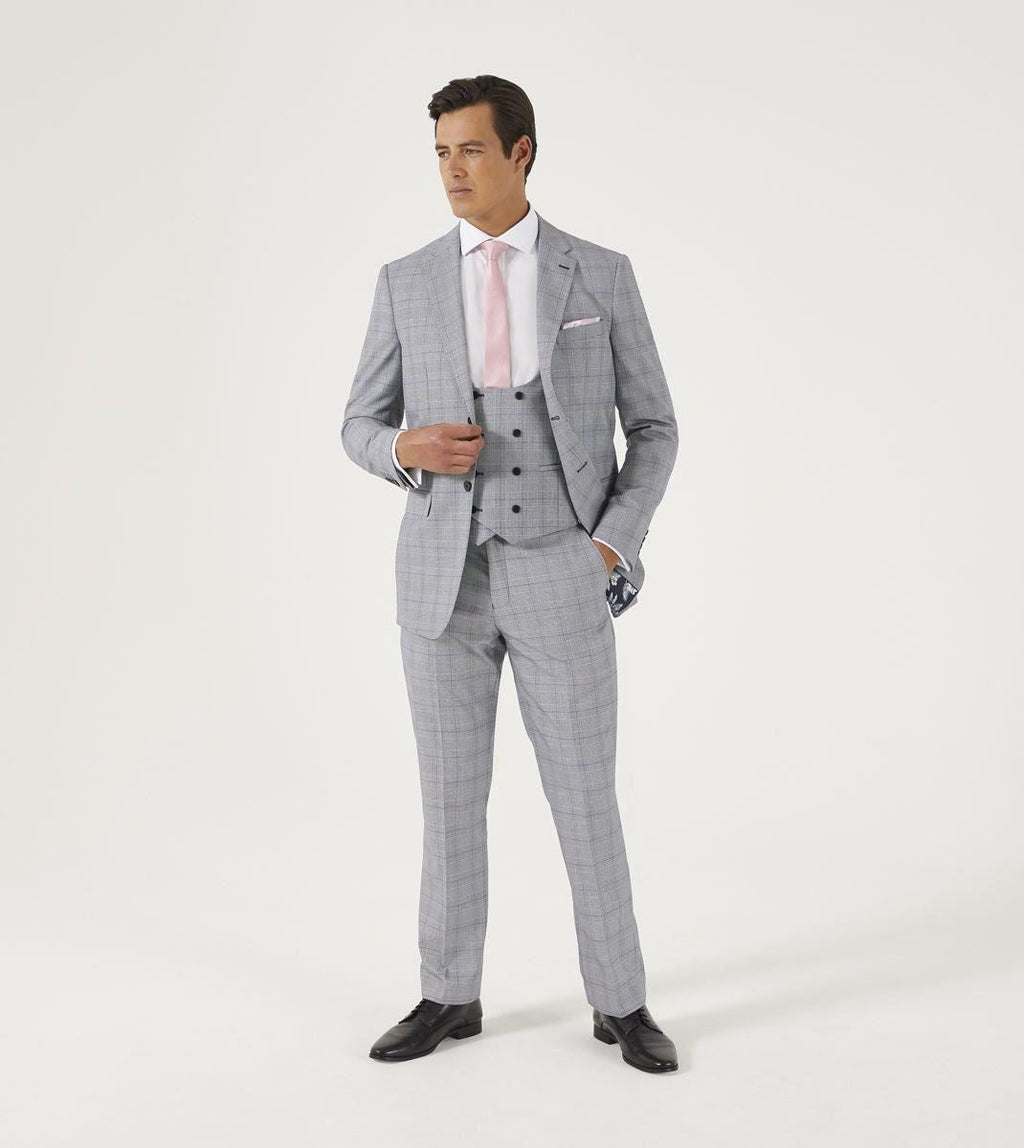 Skopes Slim Fit Suit Jacket Anello in Grey 30 to 48