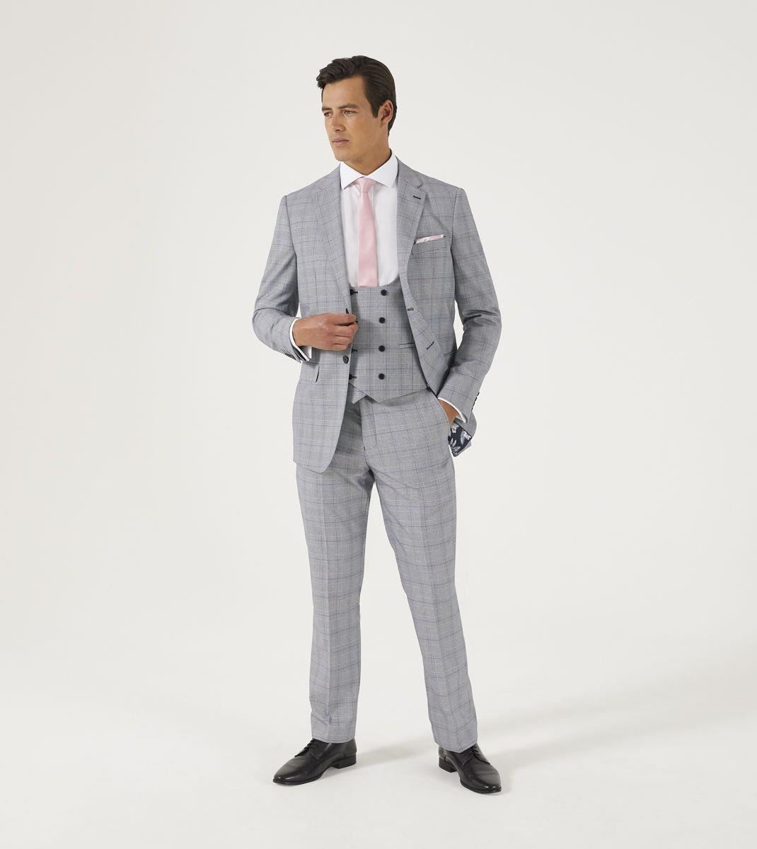 Skopes Slim Fit Suit Jacket Anello in Grey 30 to 48
