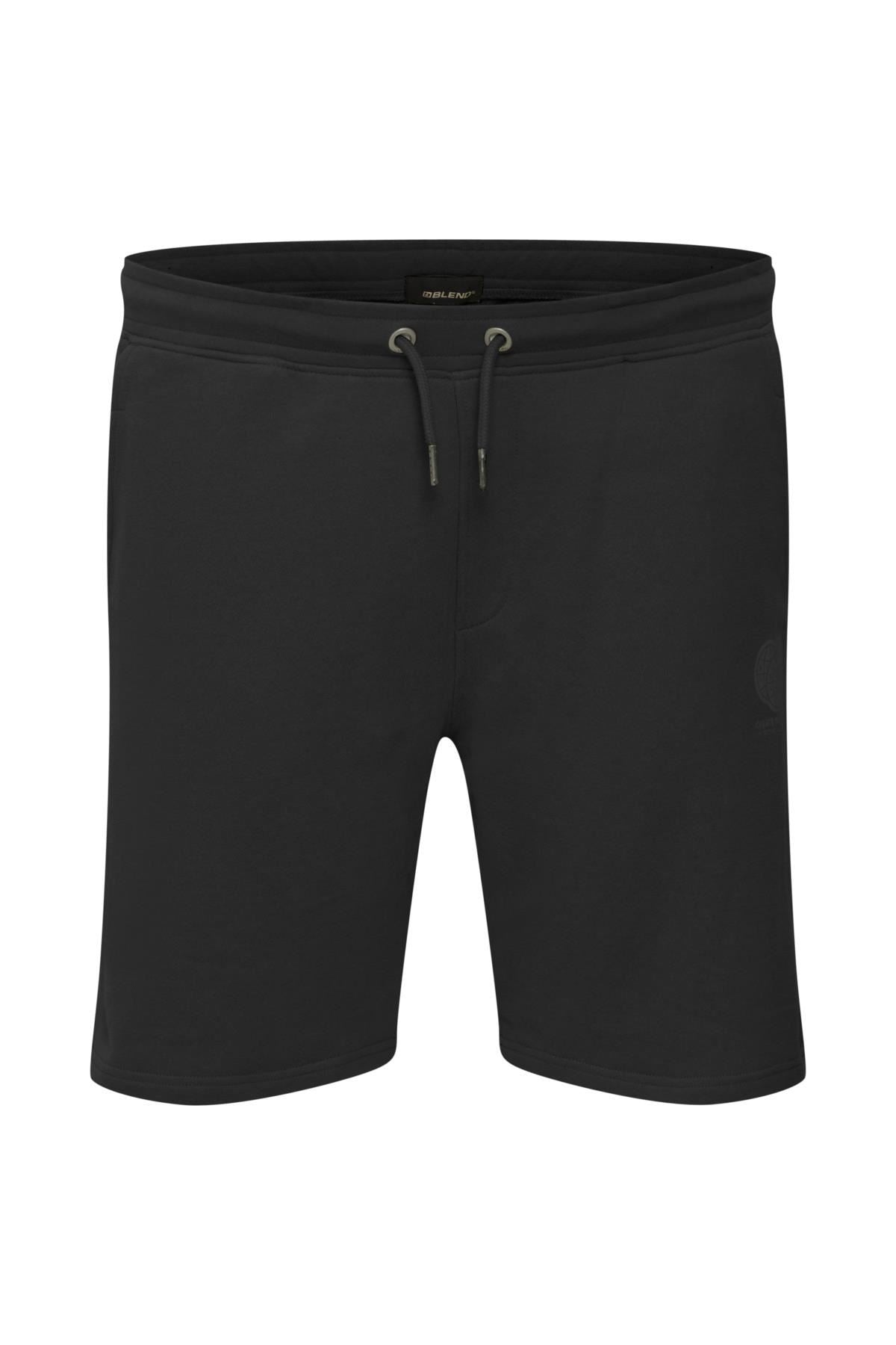Blend Men's Big Size Fleece Shorts (20717085 ) Black, Navy, 2XL-6XL