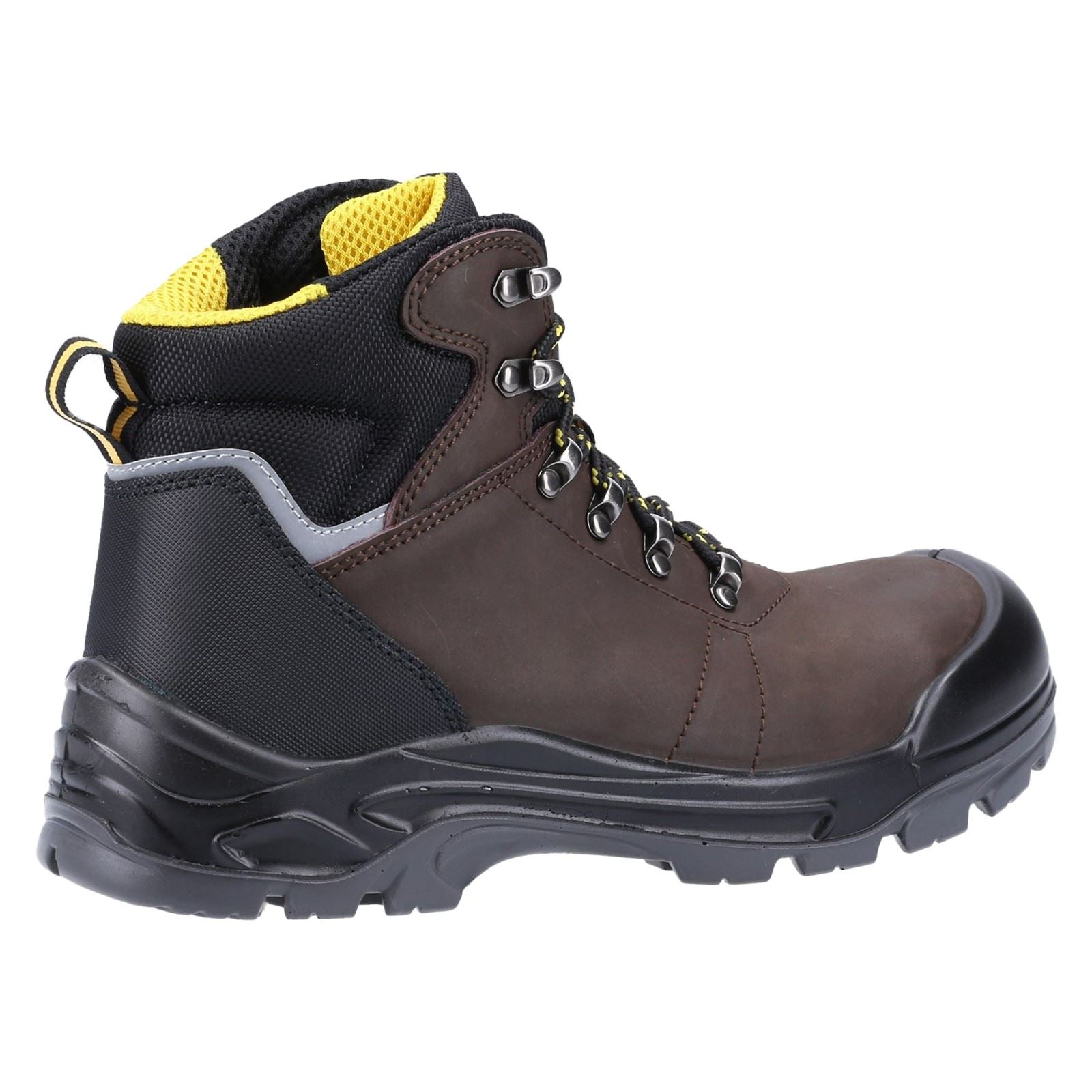 Amblers Men Boots - AS203 Laymore Safety Boot in Brown, 6-12