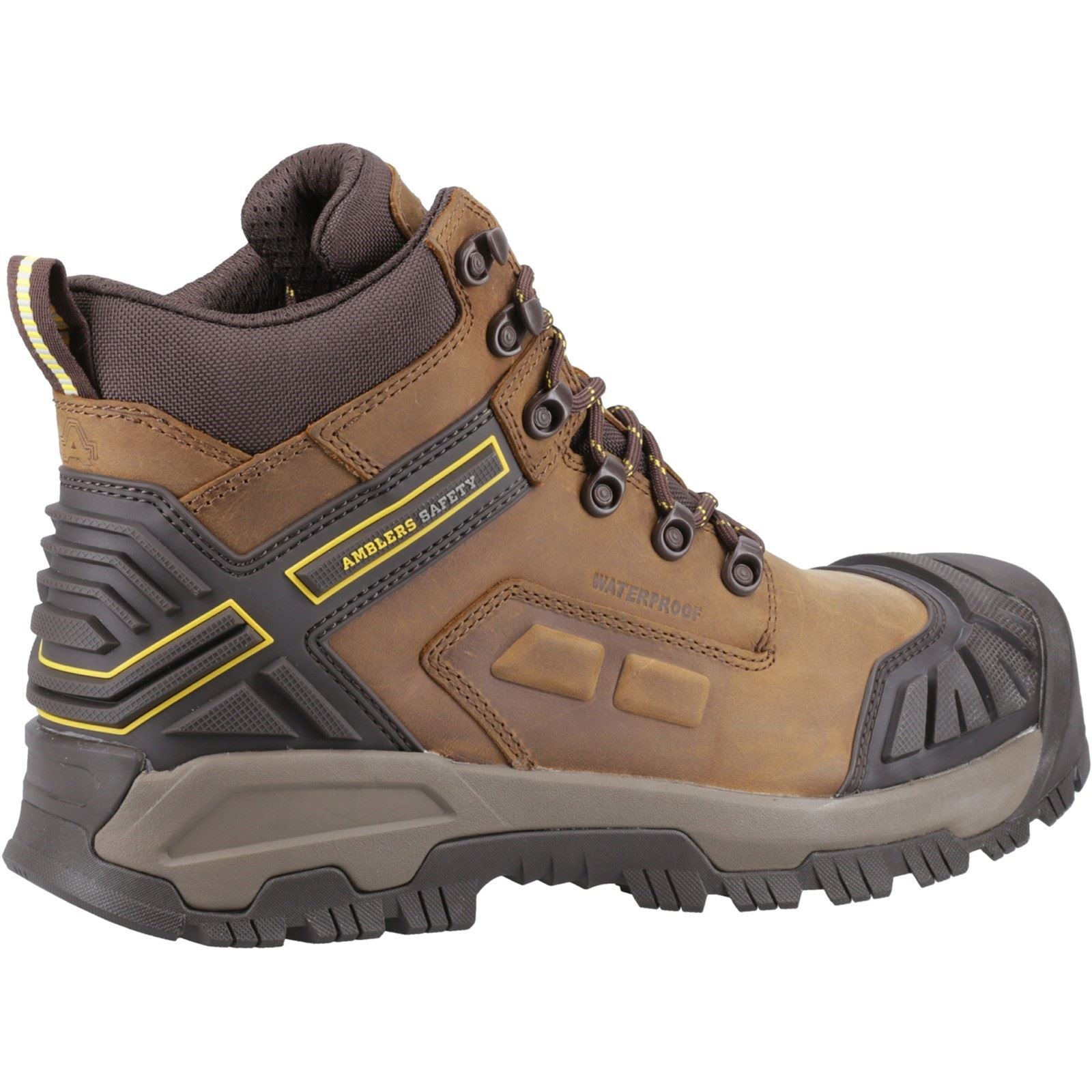 Amblers Men Boots - AS961C Quarry Safety Boot in Brown, 6-13