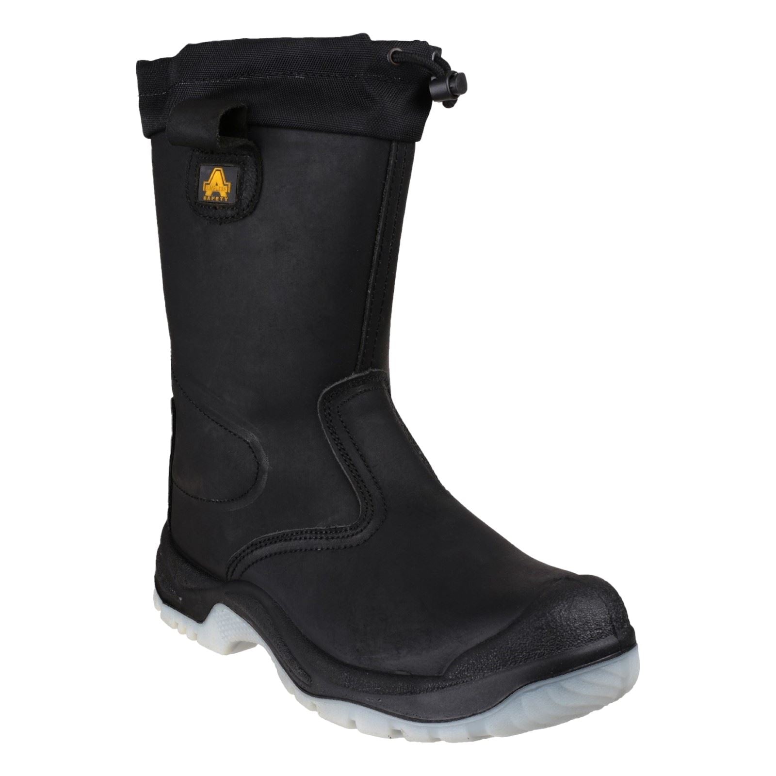 Amblers Men Boots - FS209 Safety Rigger Boot in Black, 4-14