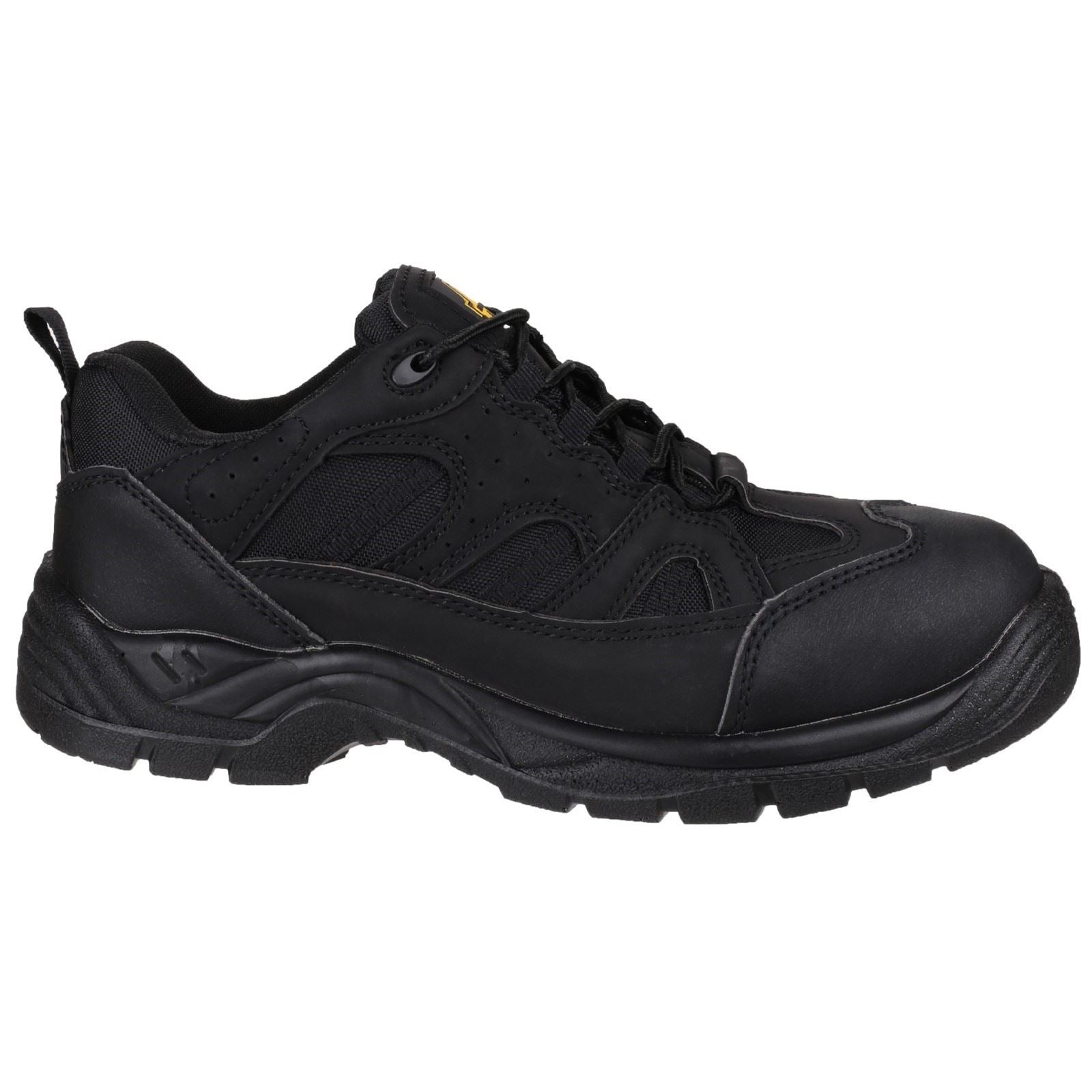 Amblers Men Boots - FS214 Vegan Friendly Safety Shoes in Black, 4-13