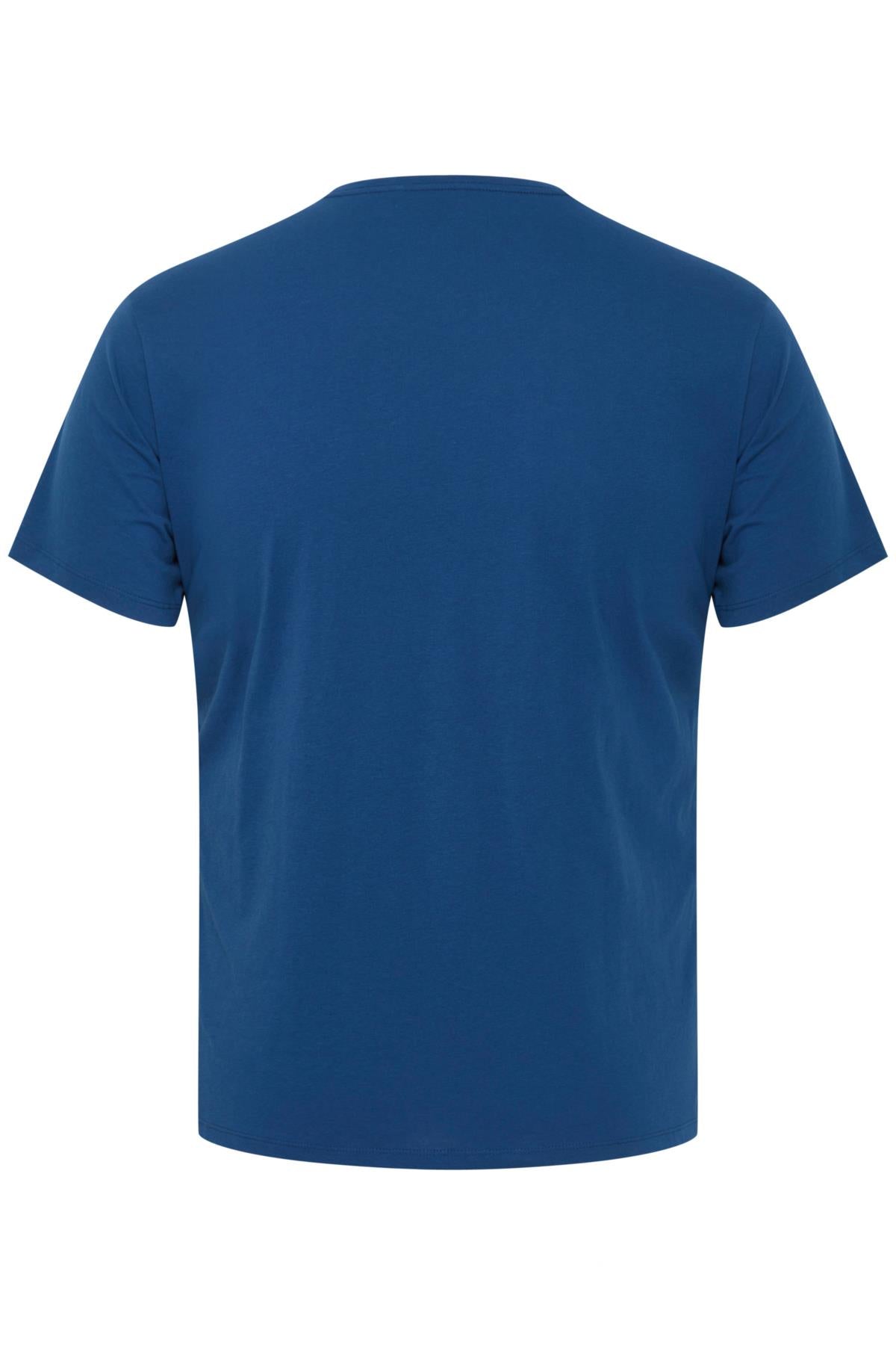 Blend Short Sleeve dog astronaut print T-Shirt for Men 20717100 In Navy, 2XL-6XL