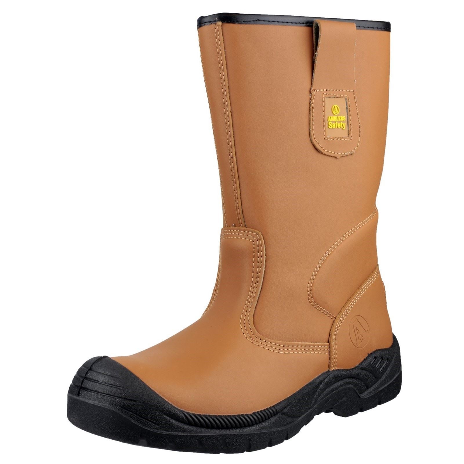 Amblers Men Boots - FS142 Safety Rigger Boot in Tan, 3-15