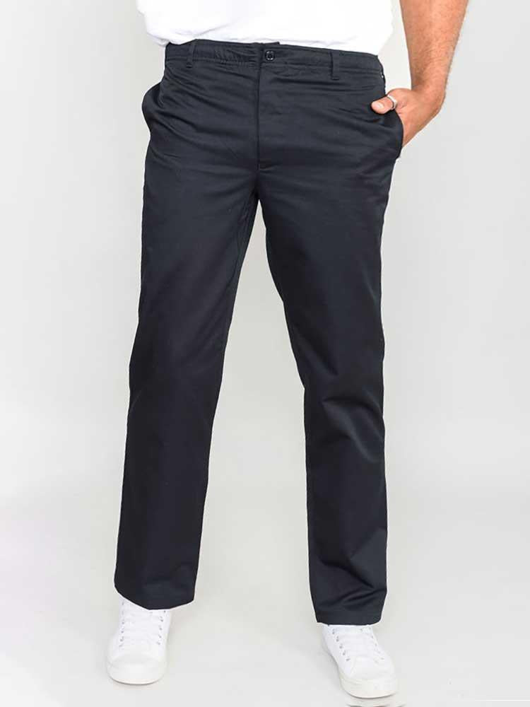 BASILIO - D555 Full Elastic Waist Rugby Trouser Black 40-60