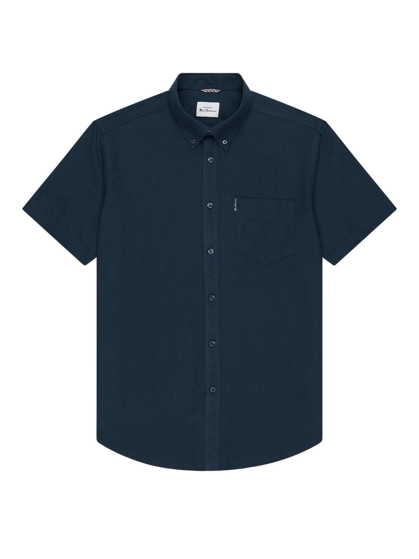 Ben Sherman Men's Regular Fit Short Sleeve Organic Cotton Oxford Shirt (0065095) M-XXL, 5 Colours