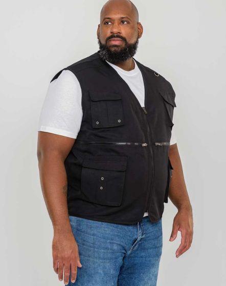 ACCORD - D555 Mens Plus Size Multi Pocket Gilet