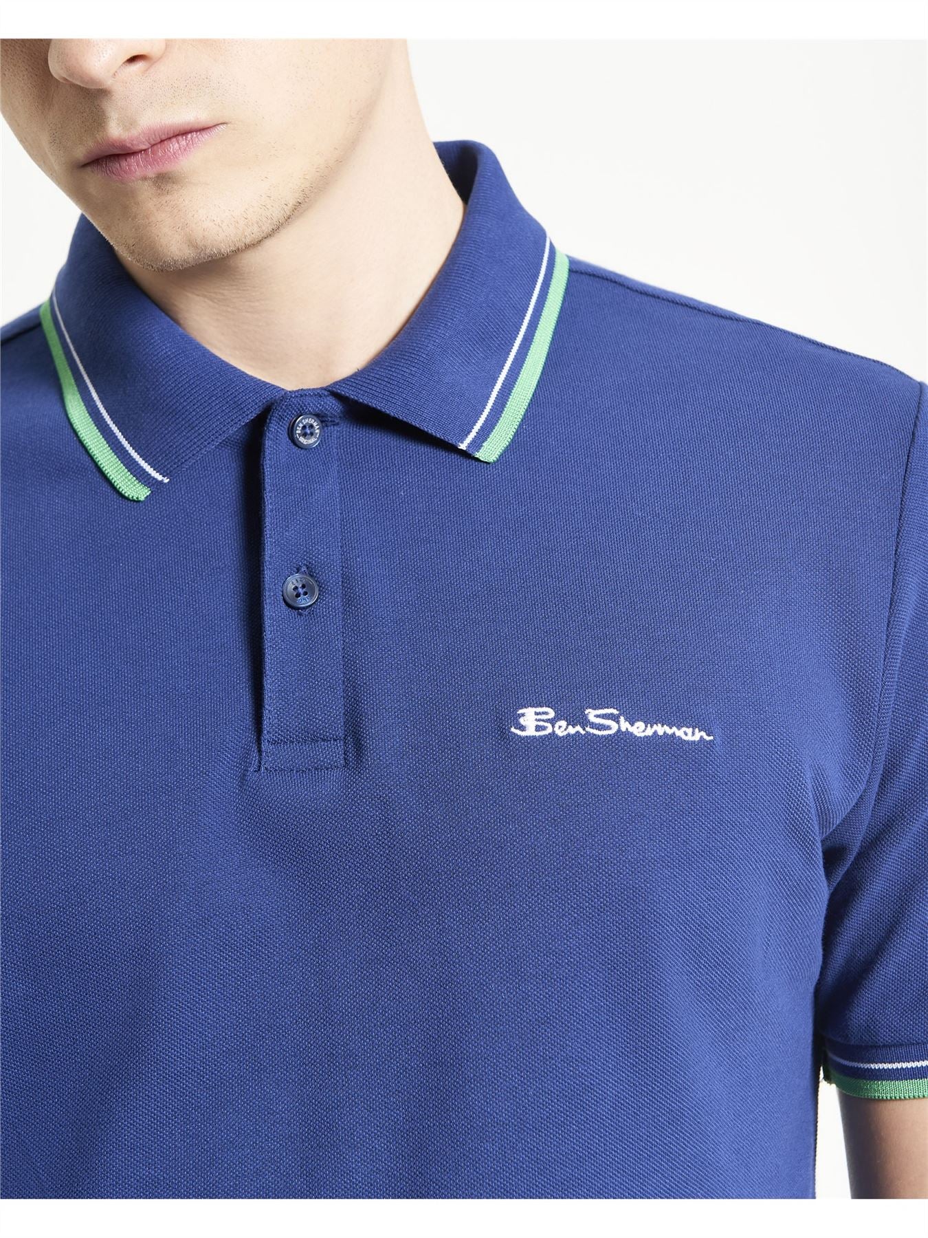 Ben Sherman Signature Pique Polo Shirt For Men in 5 Colours, 2XL-5XL